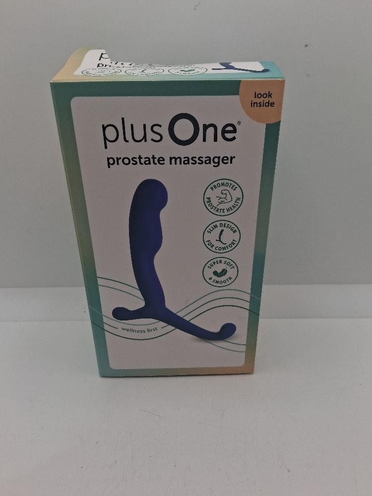 plusOne 4” Prostate Massager Personal Toy, Male Anal Stimulator,