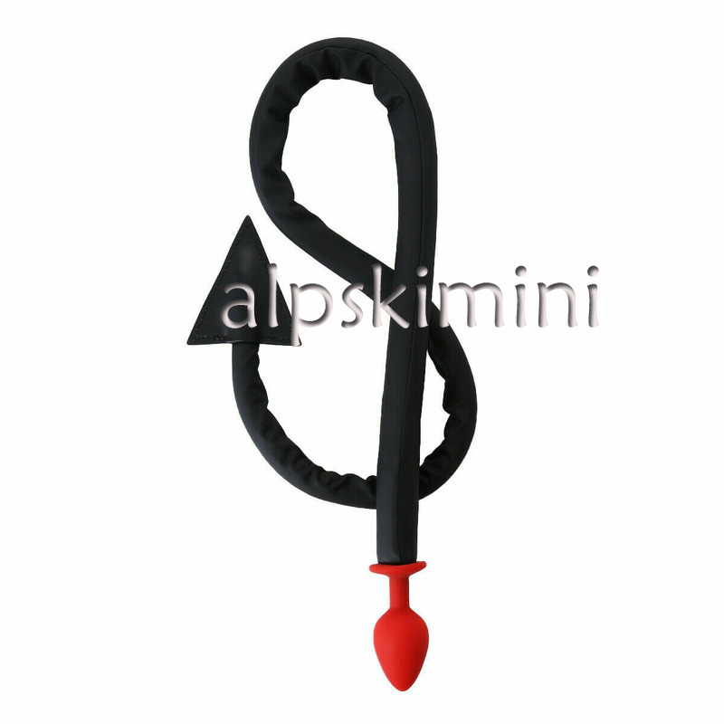 Tailz Devil Tail Anal Plug and Horns Set Costume Cosplay Kinky Fantasy Butt New