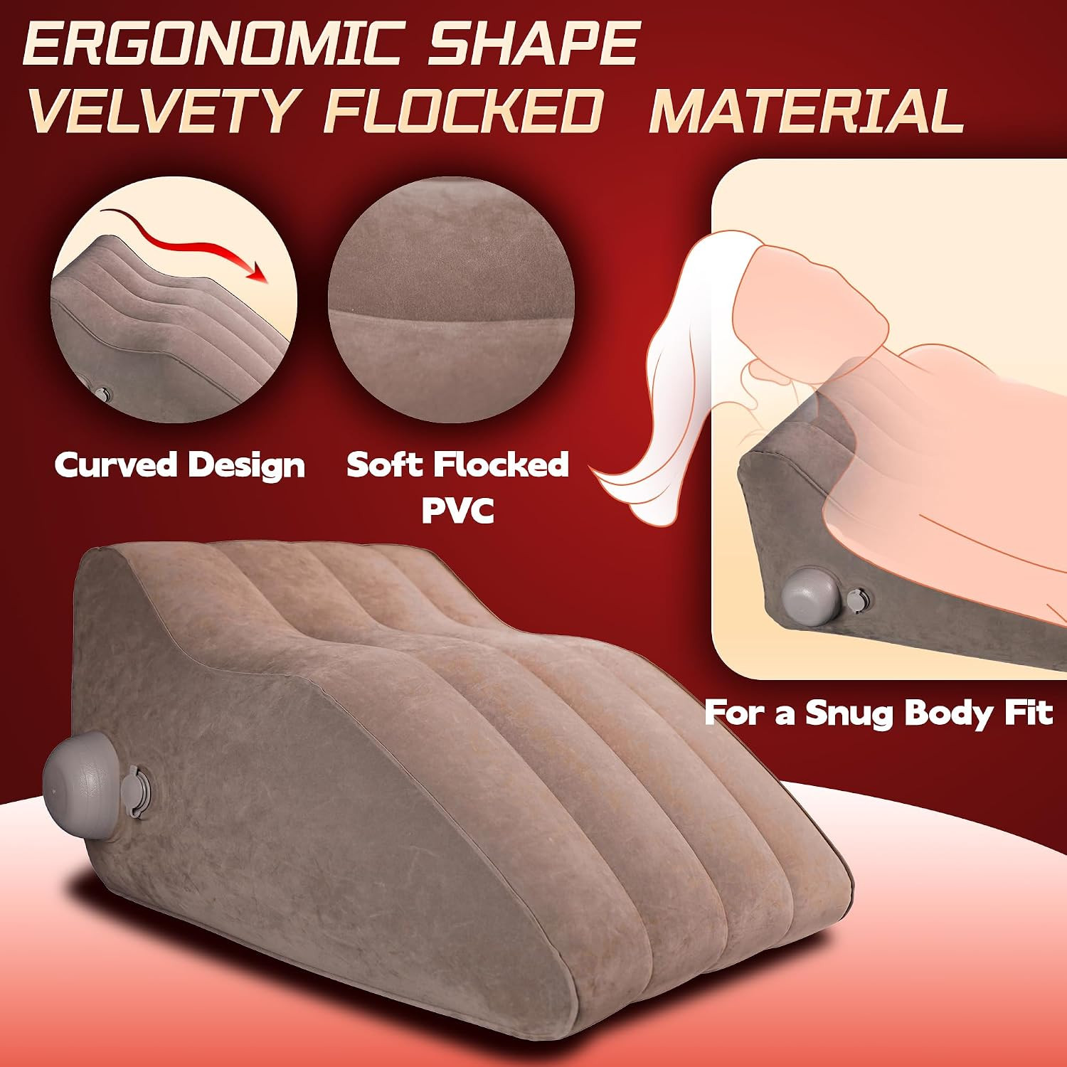 Sex Pillow Couples Sex Toys, Triangle Inflatable Position Pillow Adult Toys Sex