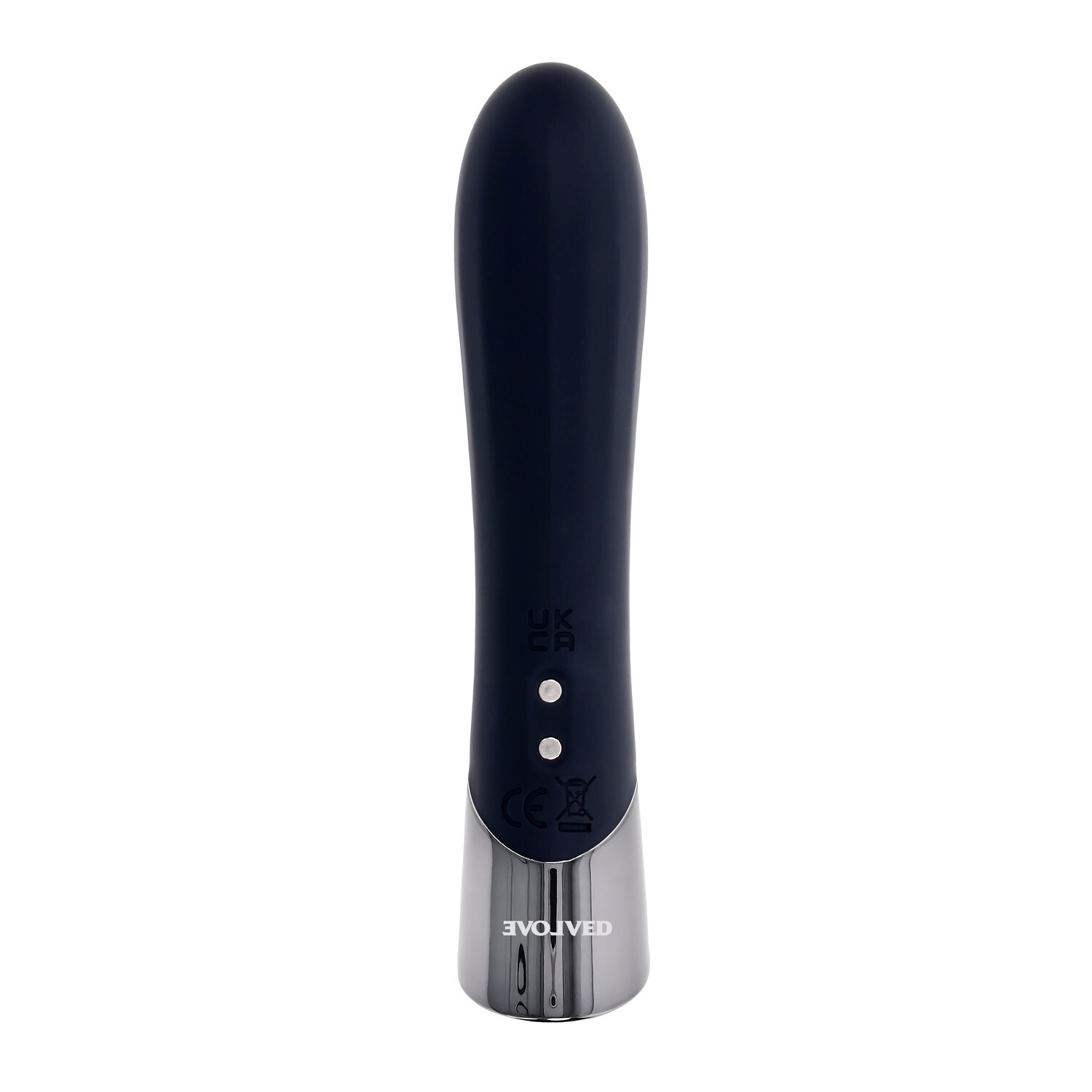 Evolved Back in Black Vibrator Rechargeable Multi-Speed Waterproof Vibe