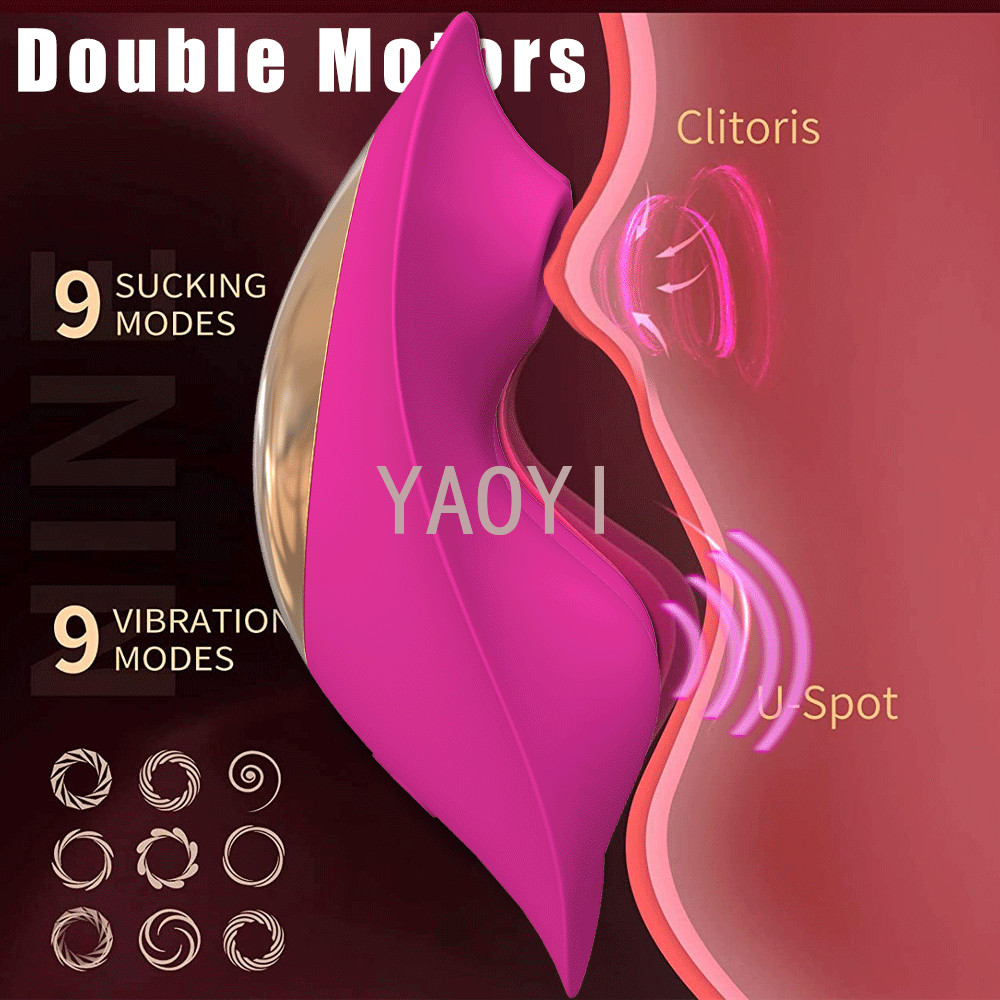 Long-Distance Panties APP Wearable Clit Sucking Vibrator G-Spot Massager Sex Toy