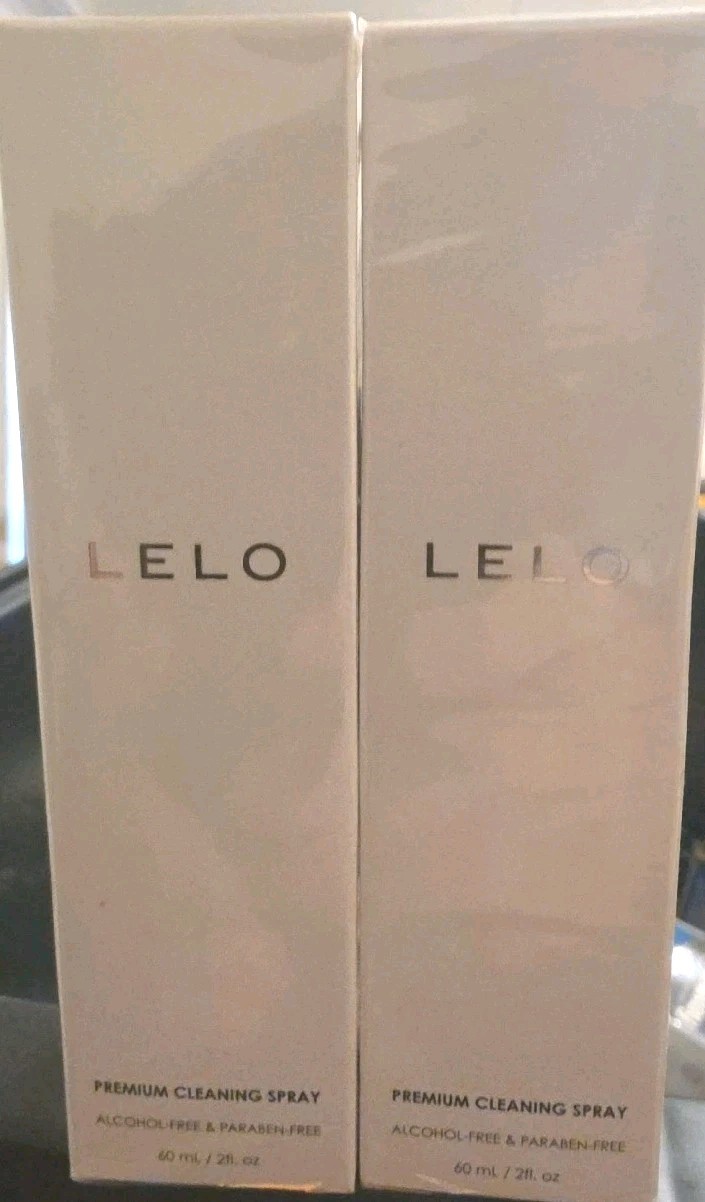 2 PK- LELO Premium Adult Toy Cleaning Spray 2 oz Alcohol Free Paraben Free