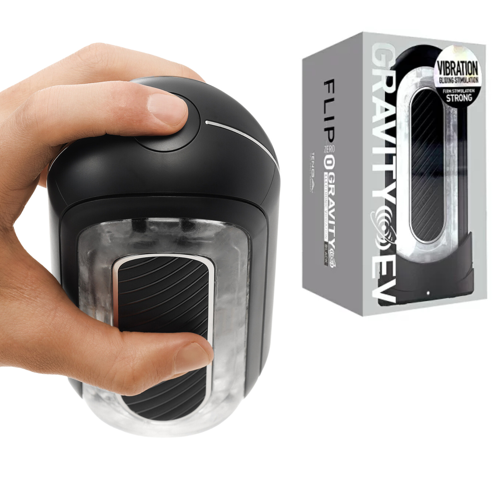 Tenga Flip Zero Gravity Vibrating Electronic Male Masturbator Easy To Clean