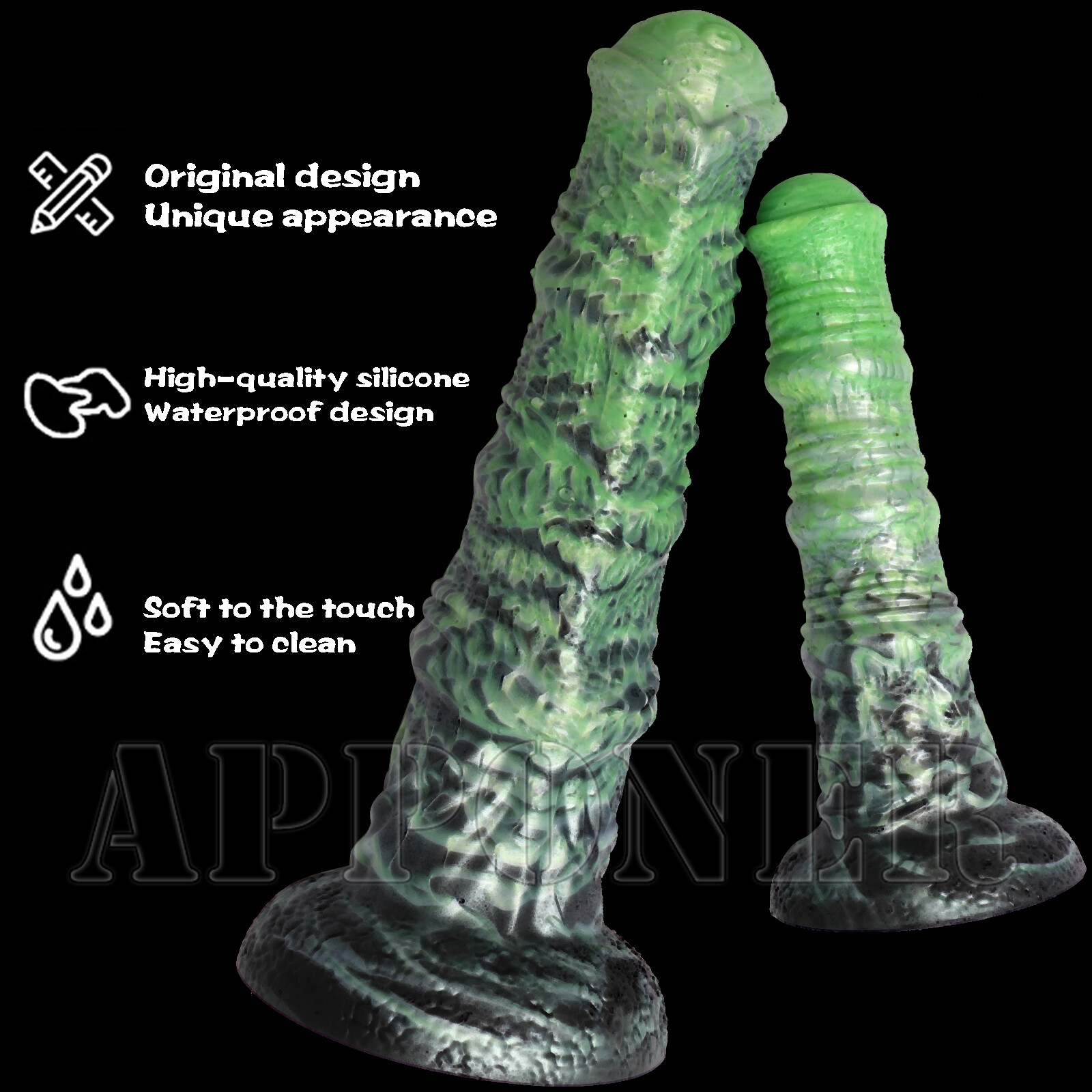 Huge Fantasy Dildo Soft Liquid Silicone Vaginal Anal Plug Big Ass Plug Sex Toys