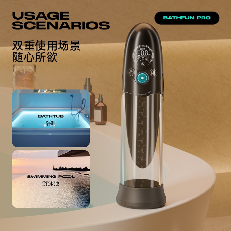 Man Penis Vacuum Pump Male ED Enhancement Erectile Enlargement Penis Enlarger