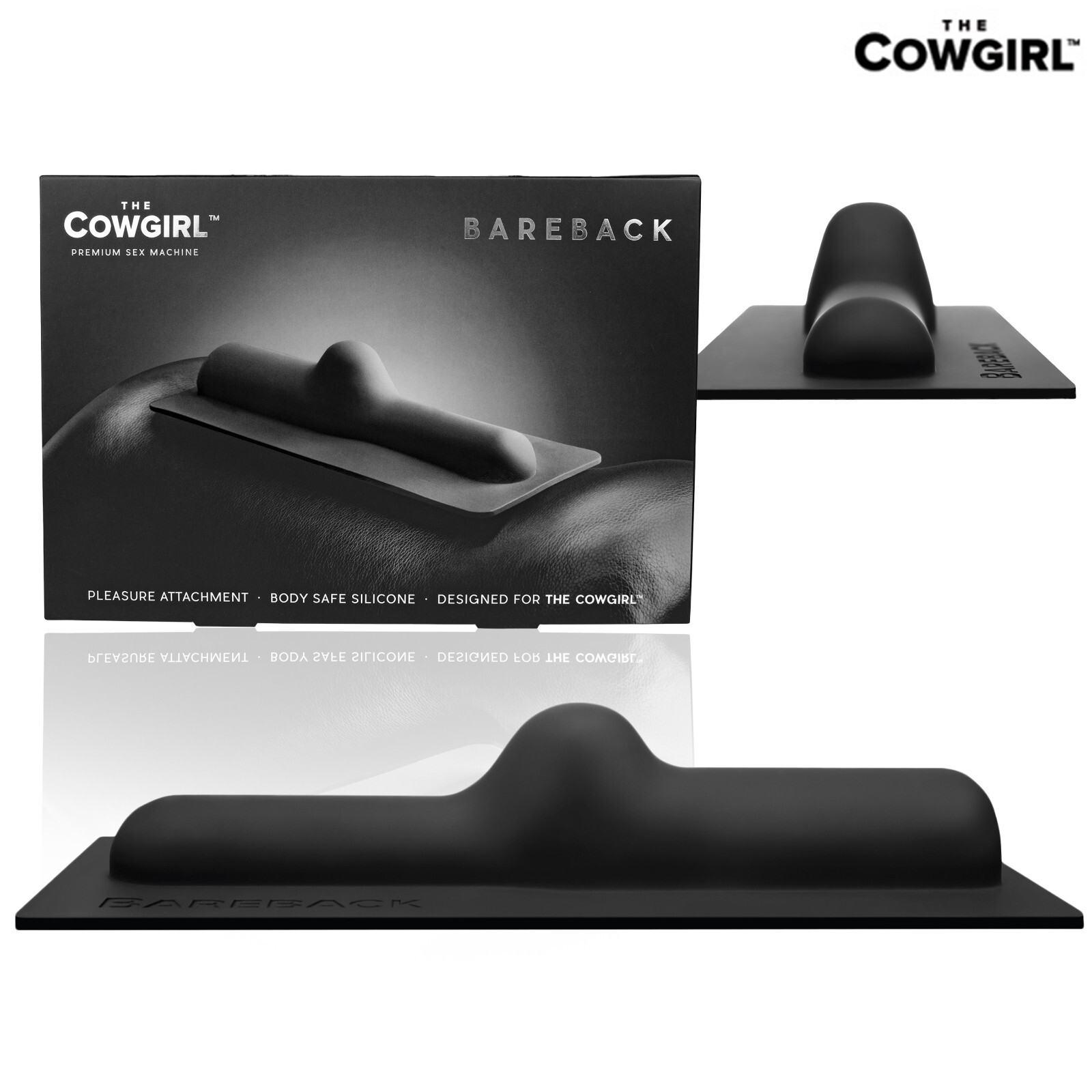 The Cowgirl Bareback – Accessorio per The Cowgirl in Silicone Nero per Clitoride