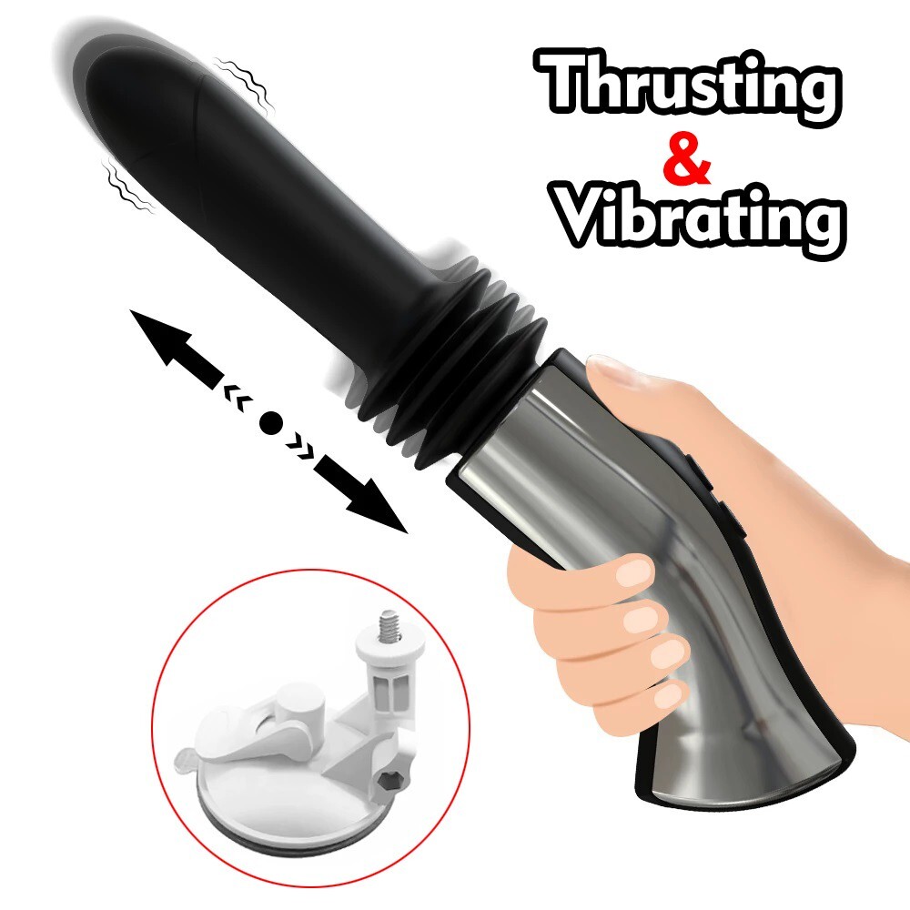 Sex Machine Automatic Telescopic Gun Vibrator Women Male Masturbaters Massager