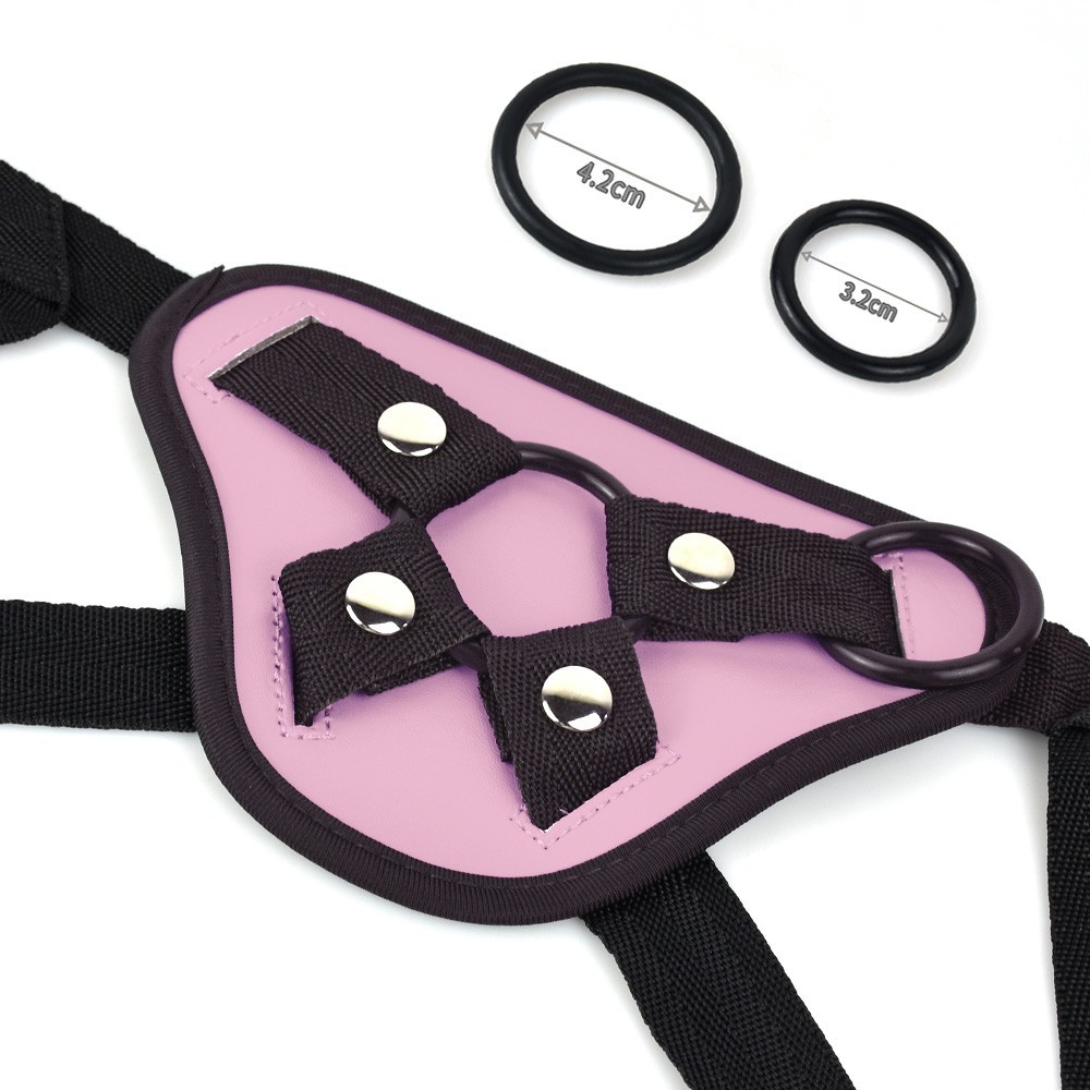 Fantasy Adjustable Strap On Harness Dildo – Pegging Toy for Couple US Adults