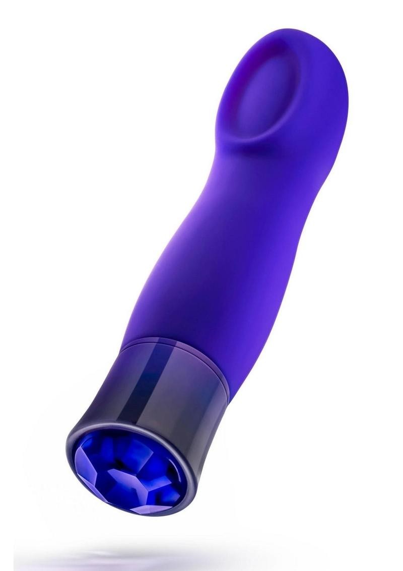 Oh My Gem Mystery Rechargeable Silicone G-Spot Vibrator – Sapphire