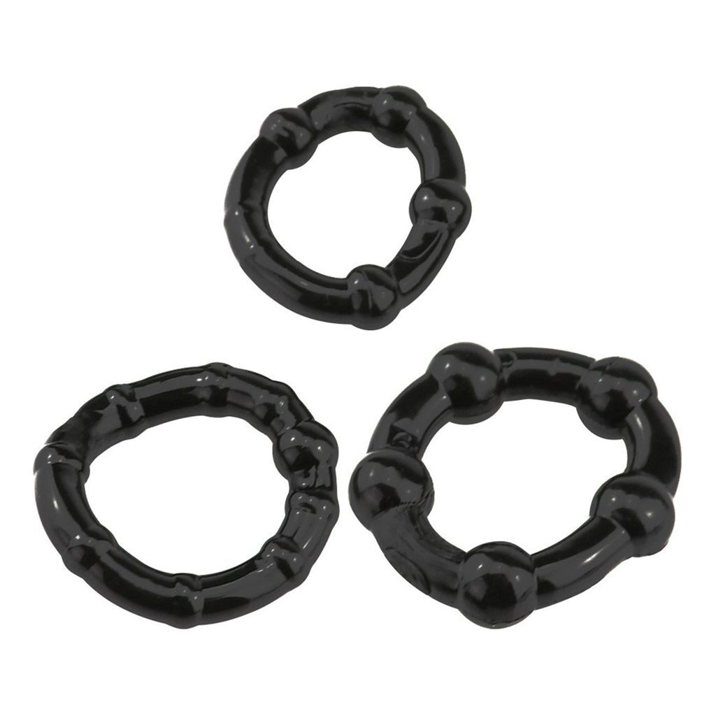 18/27 Donut Cock Ring Super Stretchy Strong Stay Harder Penis Rings Masturbators