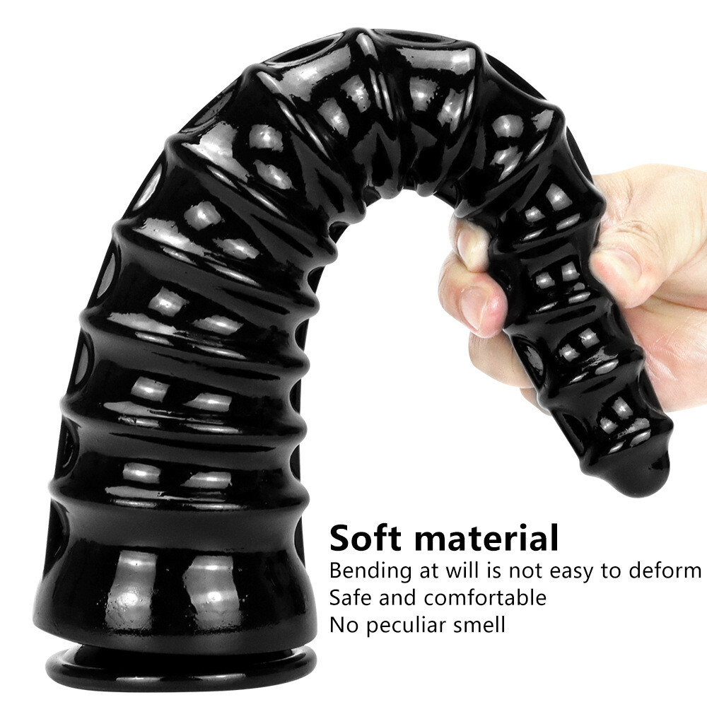 Realistic Big Dildo Silicone Soft Suction Cup Anus Plug Masturbation Sex Toys
