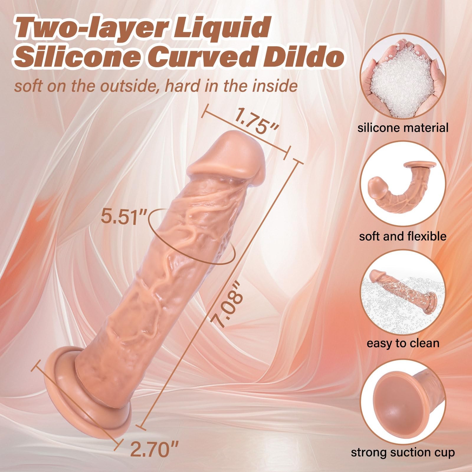 Strap On Dildo Harness Set, Replaceable 7 Inch Realistic Silicone Suction Cup…