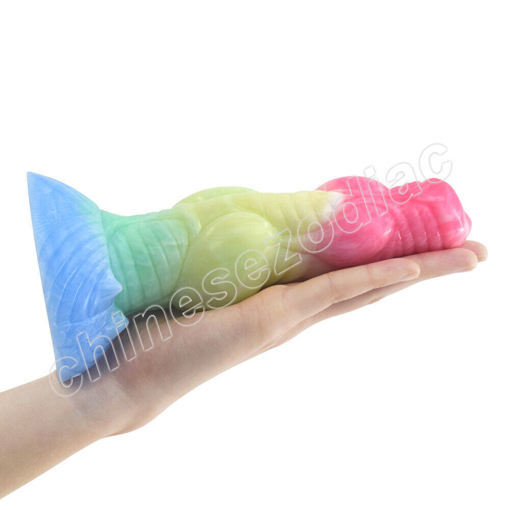 7.4″ Big Knot Dildo Huge Dong Cock Anal Butt Plug Women Masturbator Ass Sex Toy