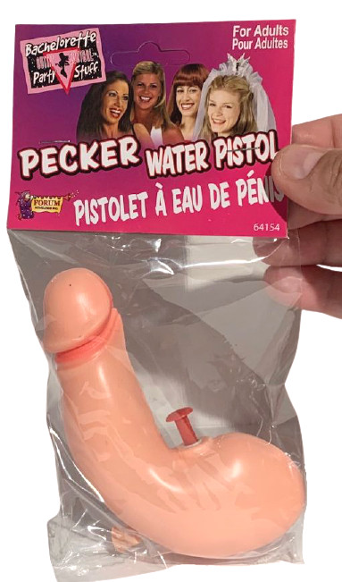 PECKER WATER PISTOL Squirt Gun Toy Bachelorette Prank Dick Joke Gag Adult Gift