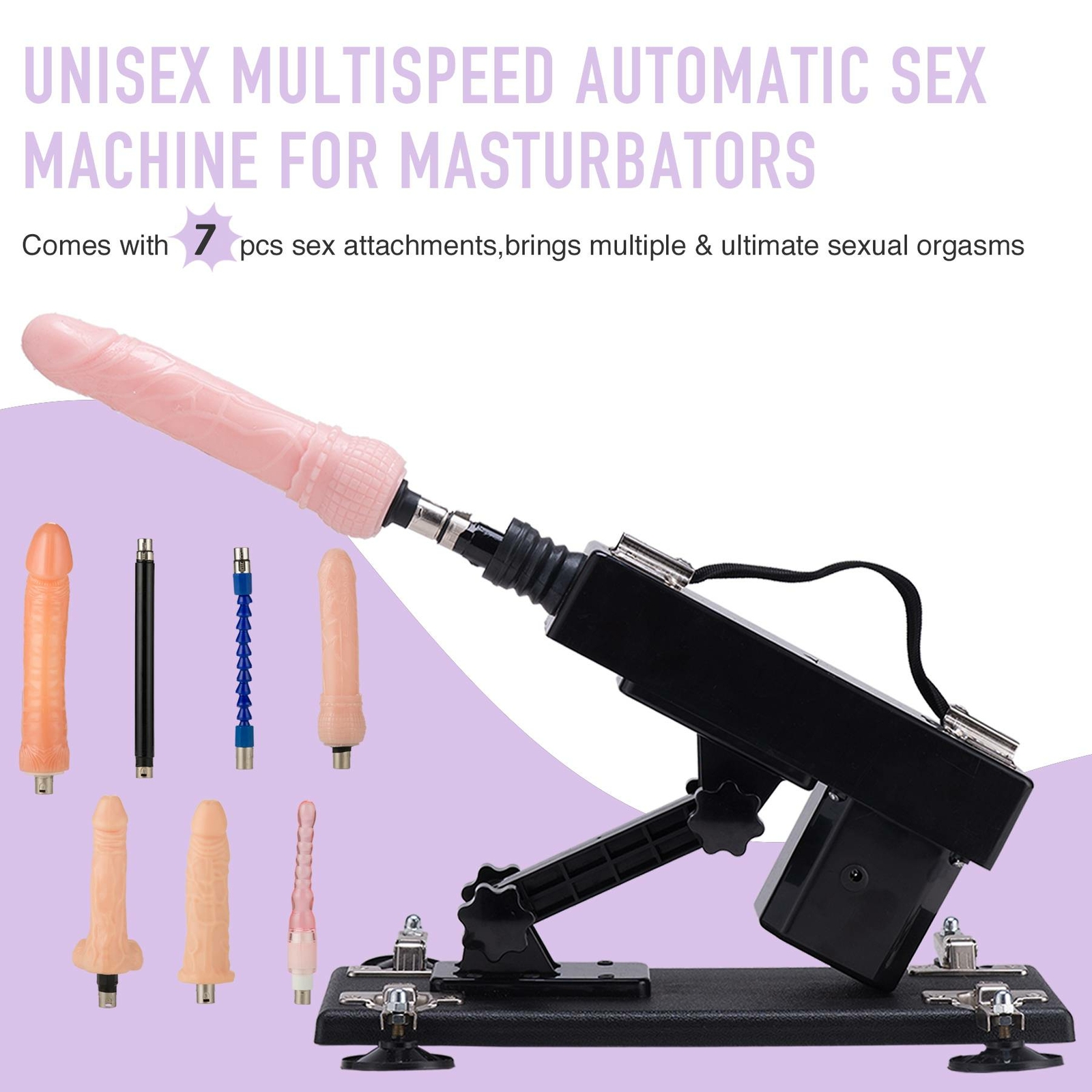Electric Sex Machine Automatic Masturbation w/ Dildo Sex Toy for Male Women US