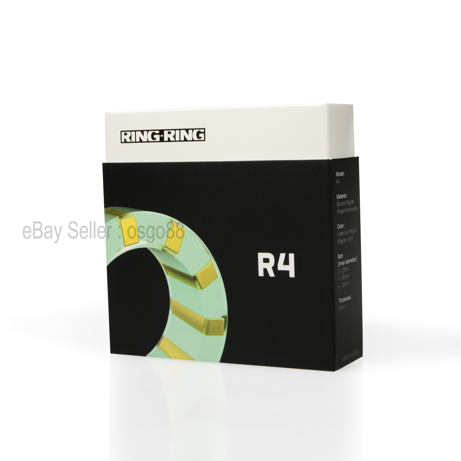 New Power Ring 4, Magnet Silicone Penis Cock Ring, Impotence, Erection Aid