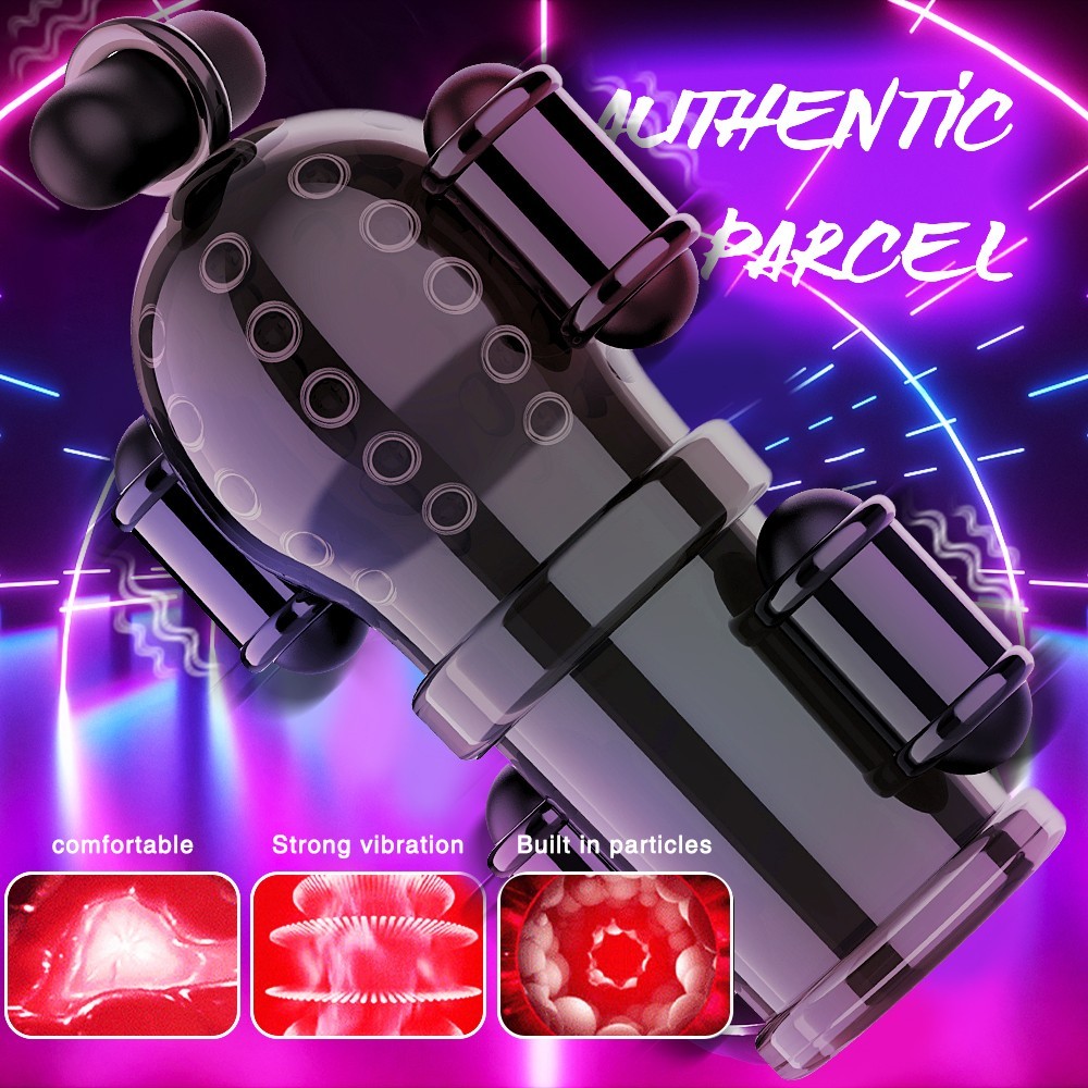 Male Masturbator Automatic Penis Glans Trainer Vibrator Stroker Sex Toys For Men