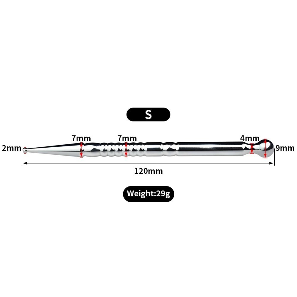 Male Stainless Steel Urethral Plug Irritation Dilator Rod Soundings Penis Plug
