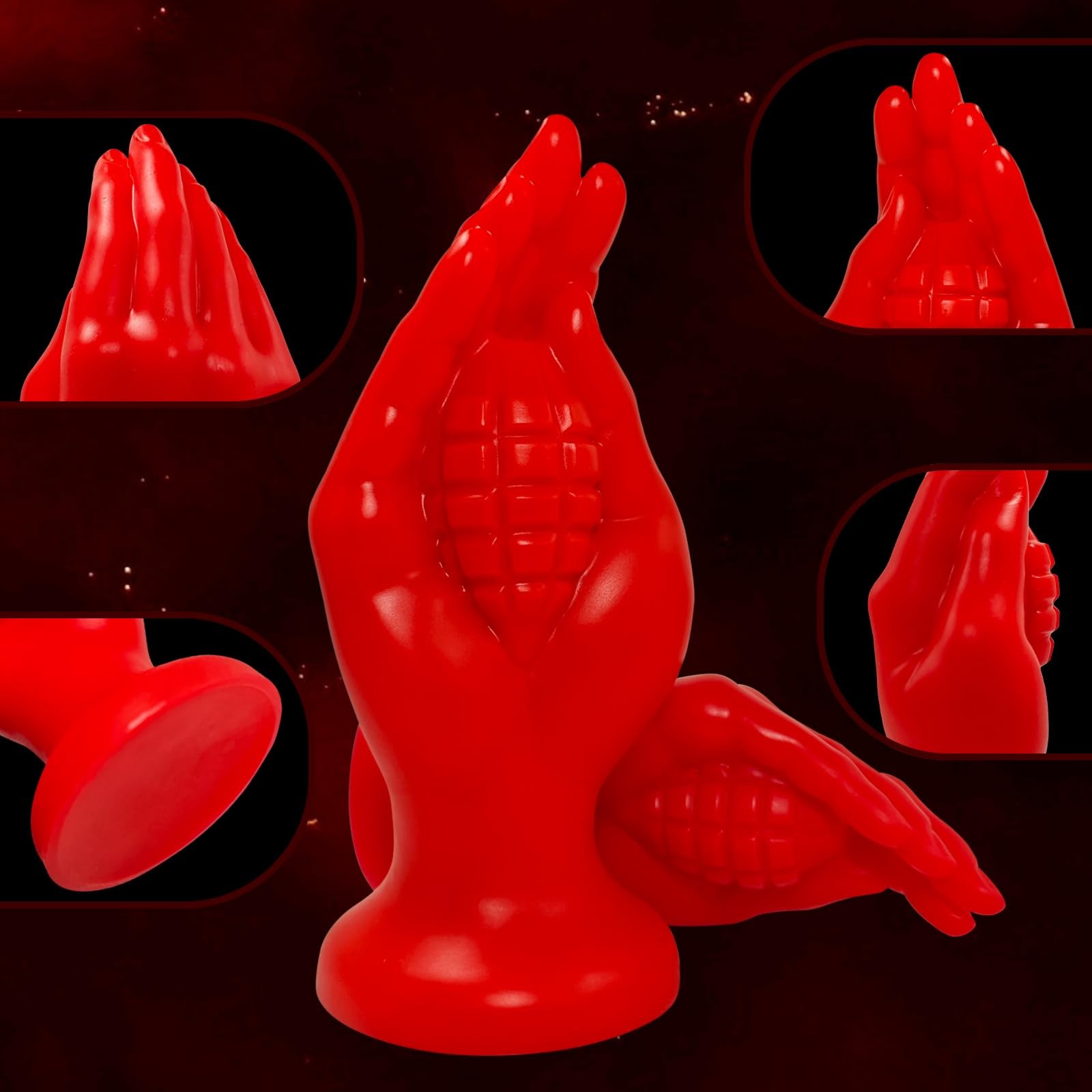 Extra Large Realistic Fist Dildos Anal Plugs:Silicone Soft Realistic Hand Dil…