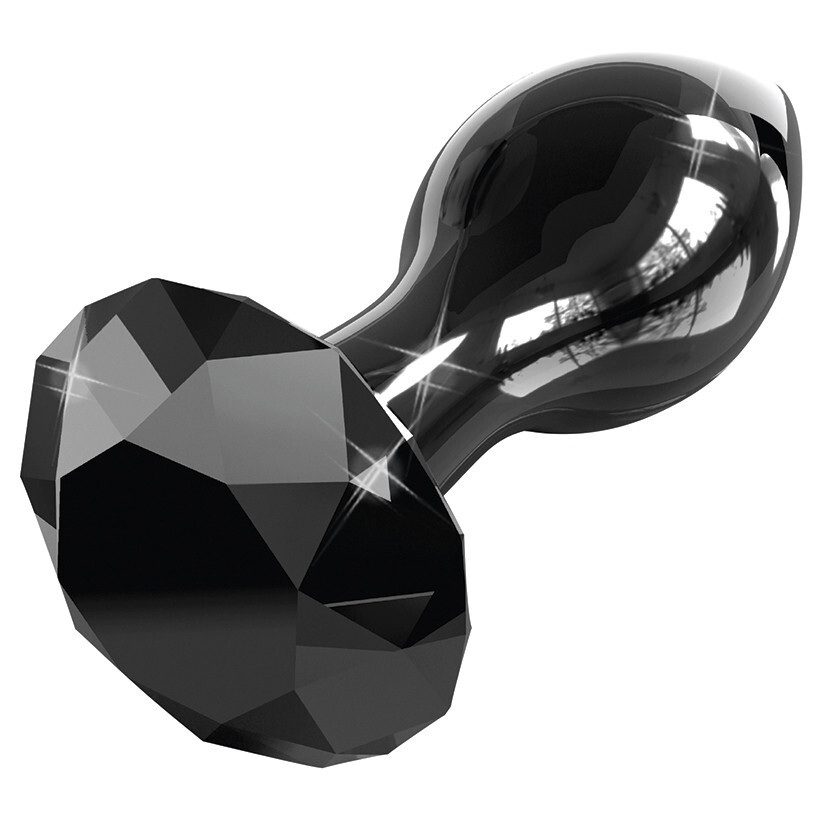 Icicles No. 78 Black – Glass Anal Butt Plug Probe