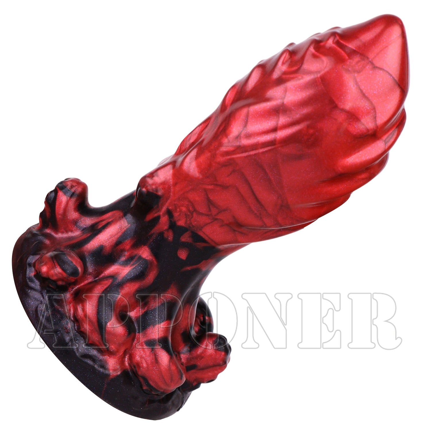 Red Anal Plug Fantasy Dildo with Sucker Silicone ButtPlug Anal Vagina Sex Toys