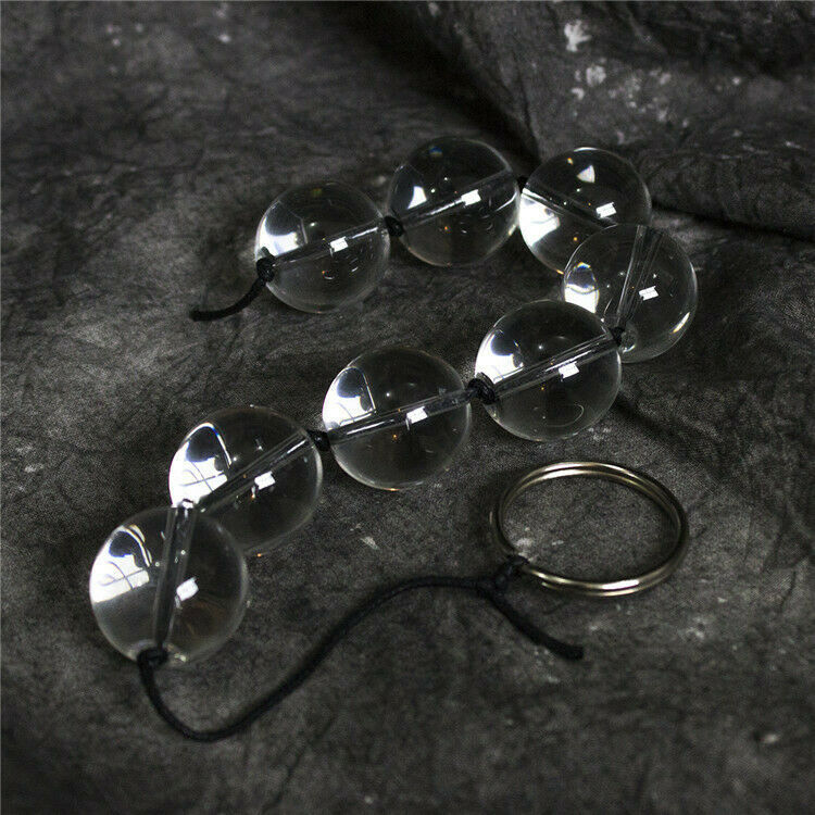 4PCS Glass Anal Beads Big Butt Plug Balls Massage Vagina Stimulate Sex Toys Set