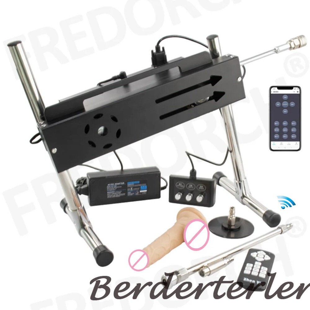 120W Powerful Quiet Sex Machine with Attachments Automatic Masturbation Machine