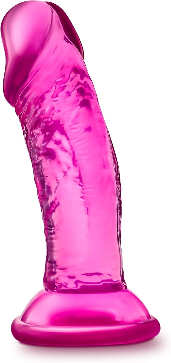 Sweet n Small 4.5 Inch Dildo Pink Realistic PVC Suction Cup for Intense Pleasure