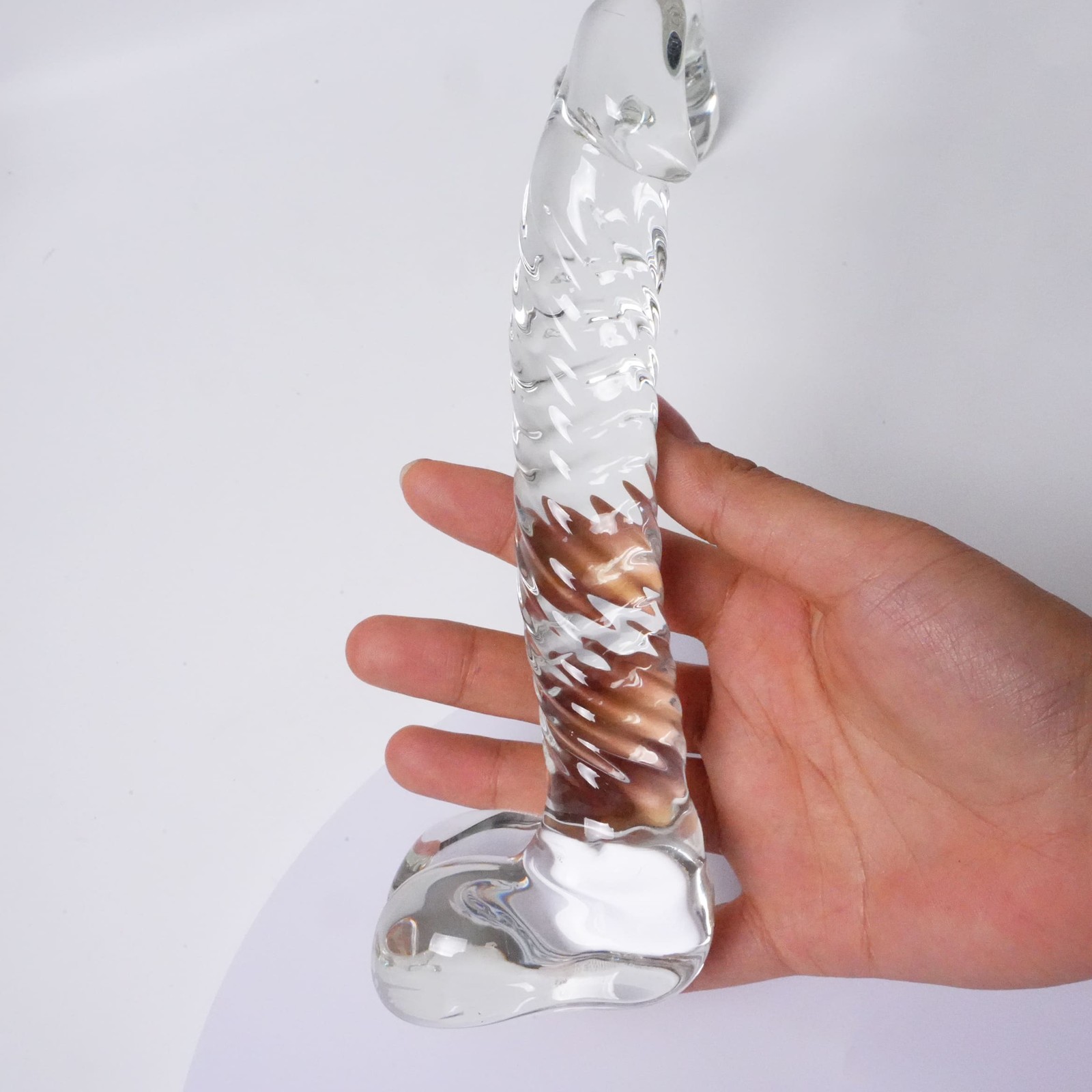Glass Anal Plug 3-Types Dildo Plug Vaginal Prostate Massager Training Sex Toy