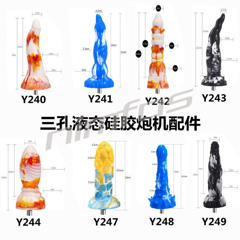 Dildo Machine Attachments Accessories for 3XLR Connector Adult Sex Toys