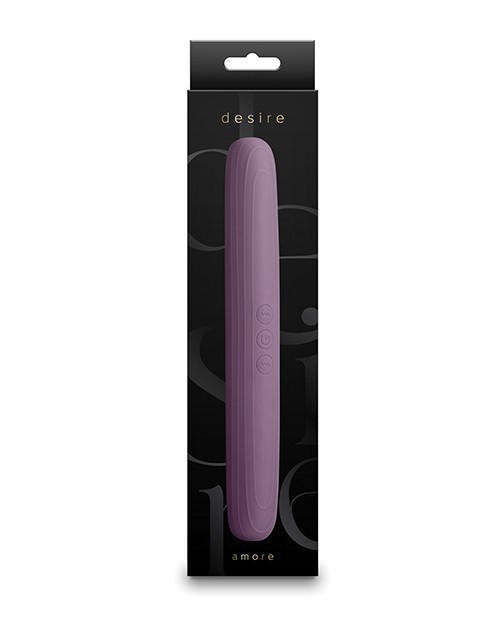 NS Novelties Desire Amore Double-Ended Silicone Vibrator, Mauve