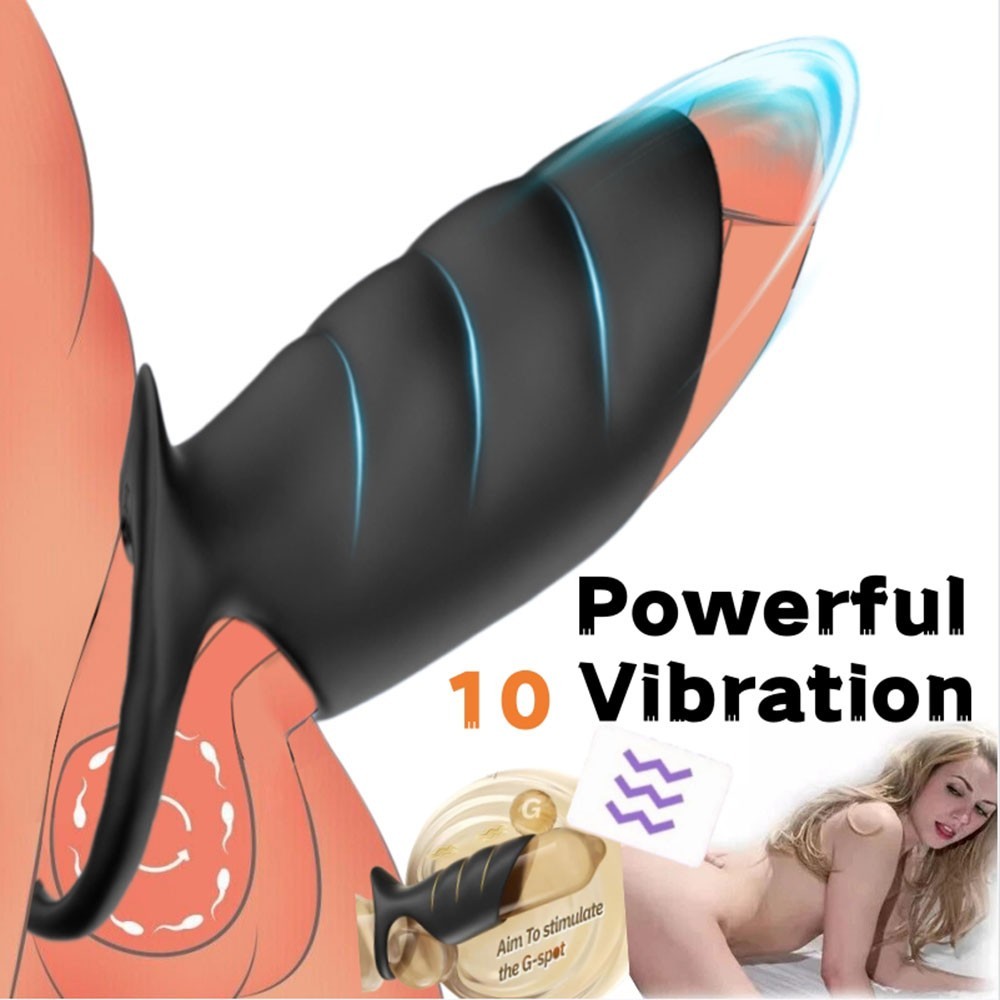 Vibrador Pene Anillo De Polla Estimulador Juguetes Sexuales Para Hombres Parejas