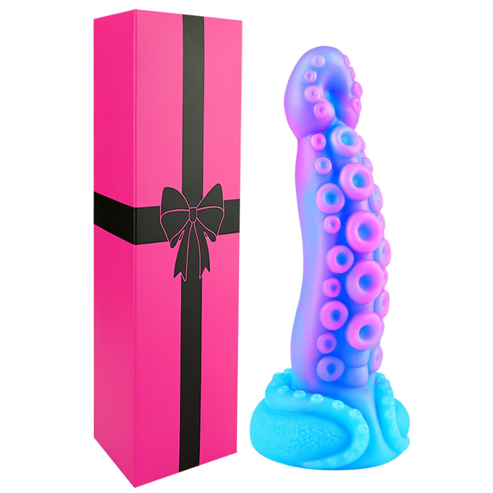 7″ Beginner Small Monster Tentacle Dildo with Suction Cup, Silicone Fantasy D…