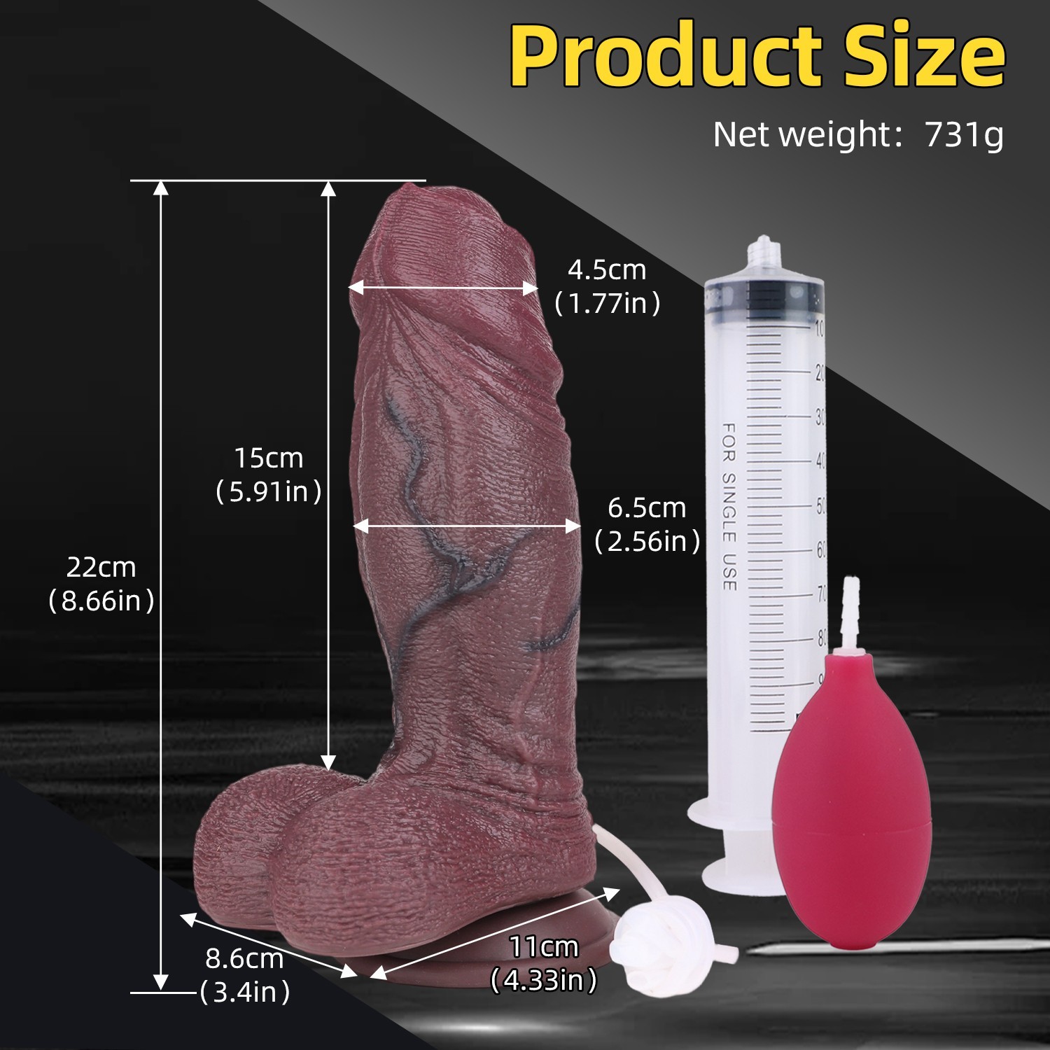 Squirting Ejaculating Dildo Realistic Suction Cup Penis Anal for Women Sex Toys