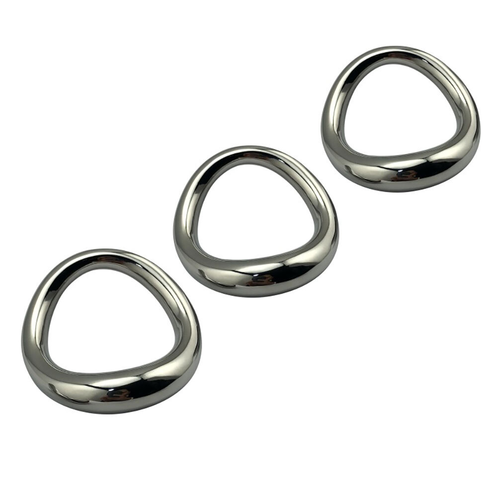 Thick Curved Stainless Steel cock Ring Penis Enlarger Erection Stay-Hard sex USA