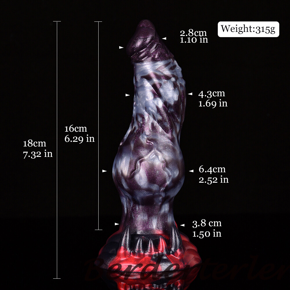 Monster Dildo with Suction Cup Penis Prostate Massager Silicone Anal