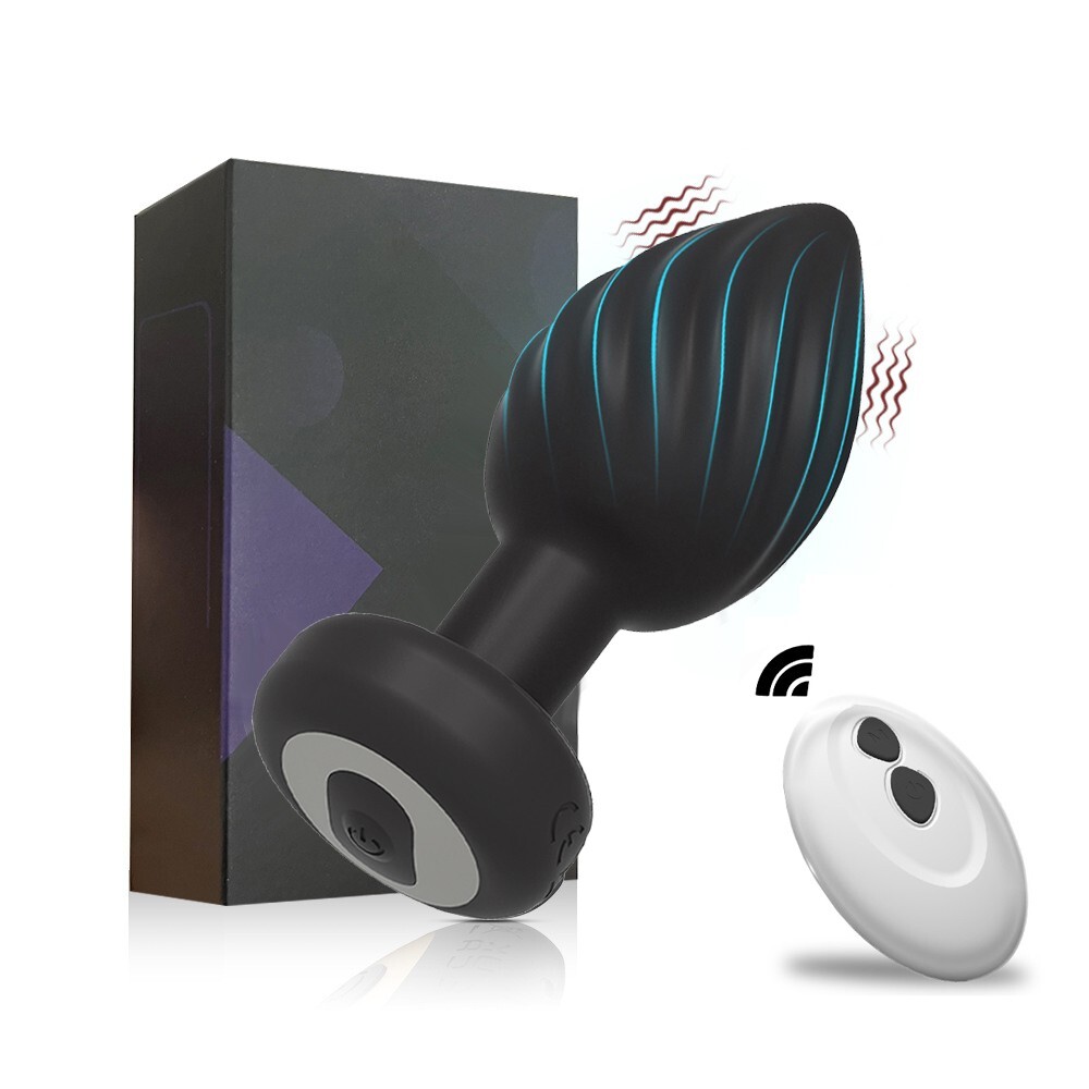 Anal Plug Adult Sex Toy,Wireless Remote Control 10 Frequency Vibration,Small But