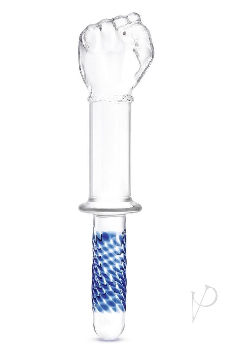 Glas Fist Double Ended Glass with Handle Grip 11in – Clear