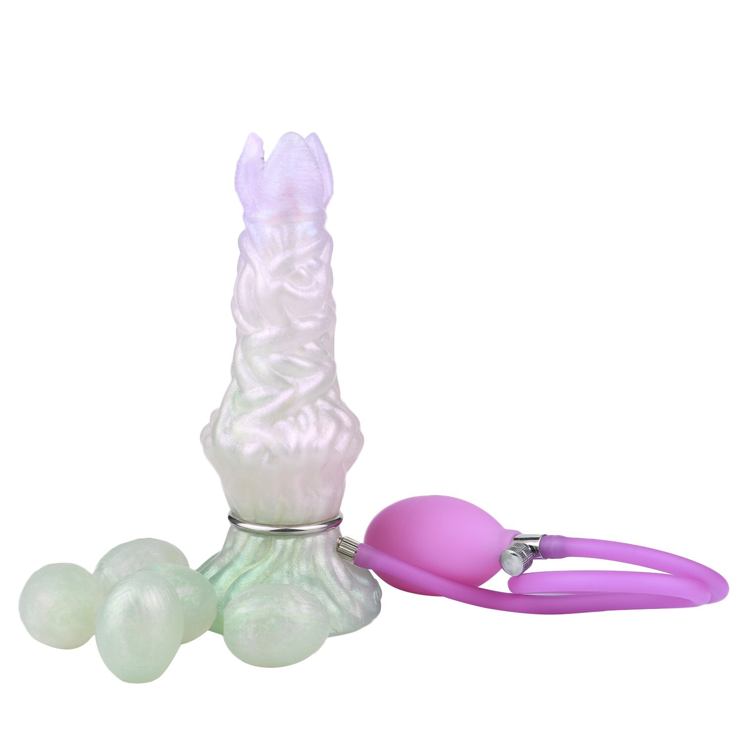Pneumatic Ovipositor Fantasy Dildo Lay Ball Butt Plug Sex Toy for Masturbator US