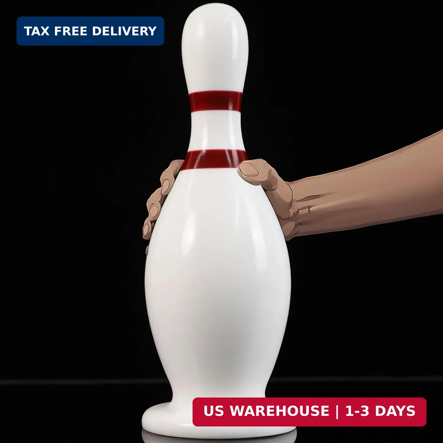 4.5” Diameter Huge Butt Plug for Anal Stretcher, 13 Inch Massive Dildos Large A