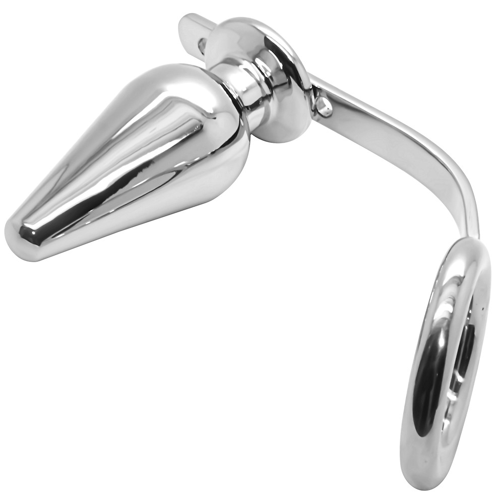 Pike’s Peak Cock Ring & Anal Intruder, 316L Surgical Steel Butt Plug, Glans Ring