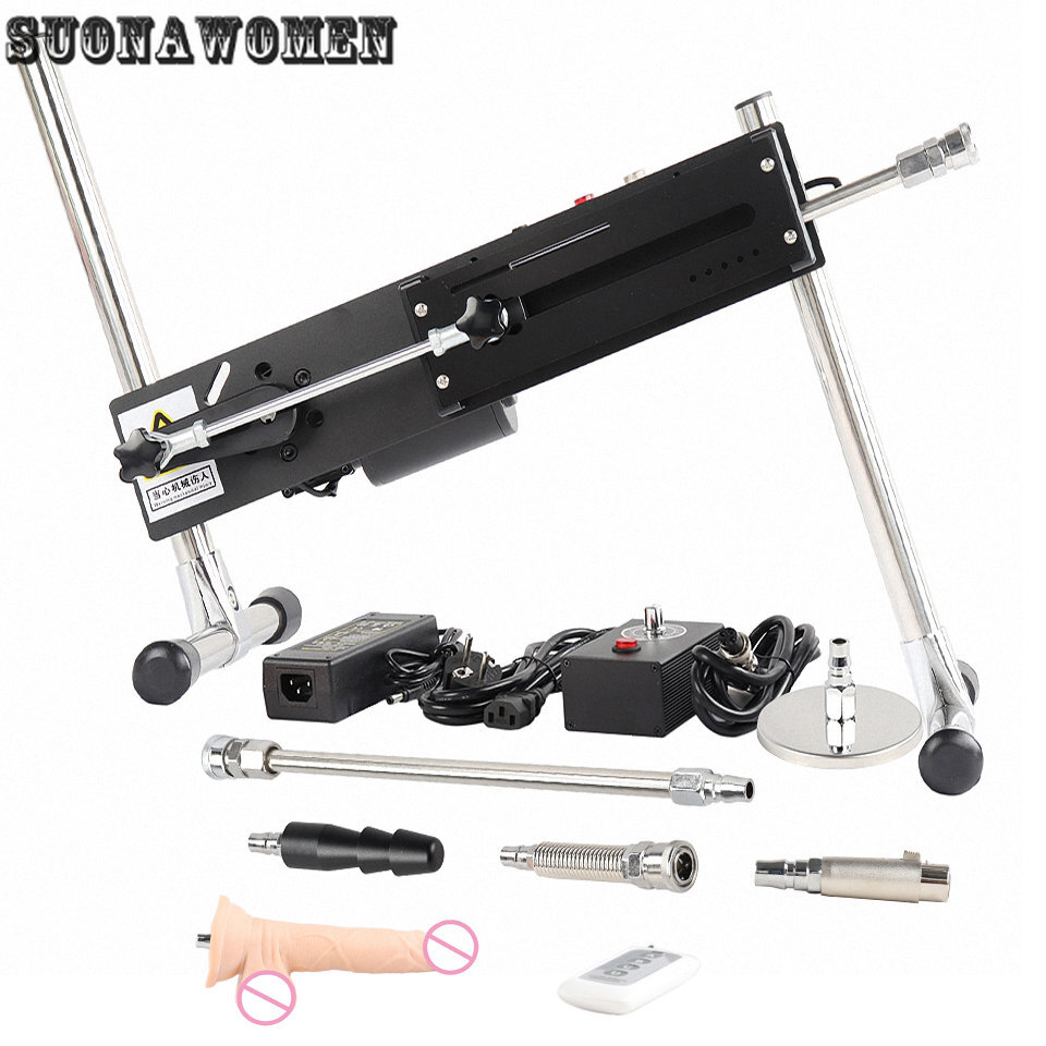 120W Sex Machine Strong 3-15CM Turbo Gear Masturbation Vau-U-Lock Love Machine