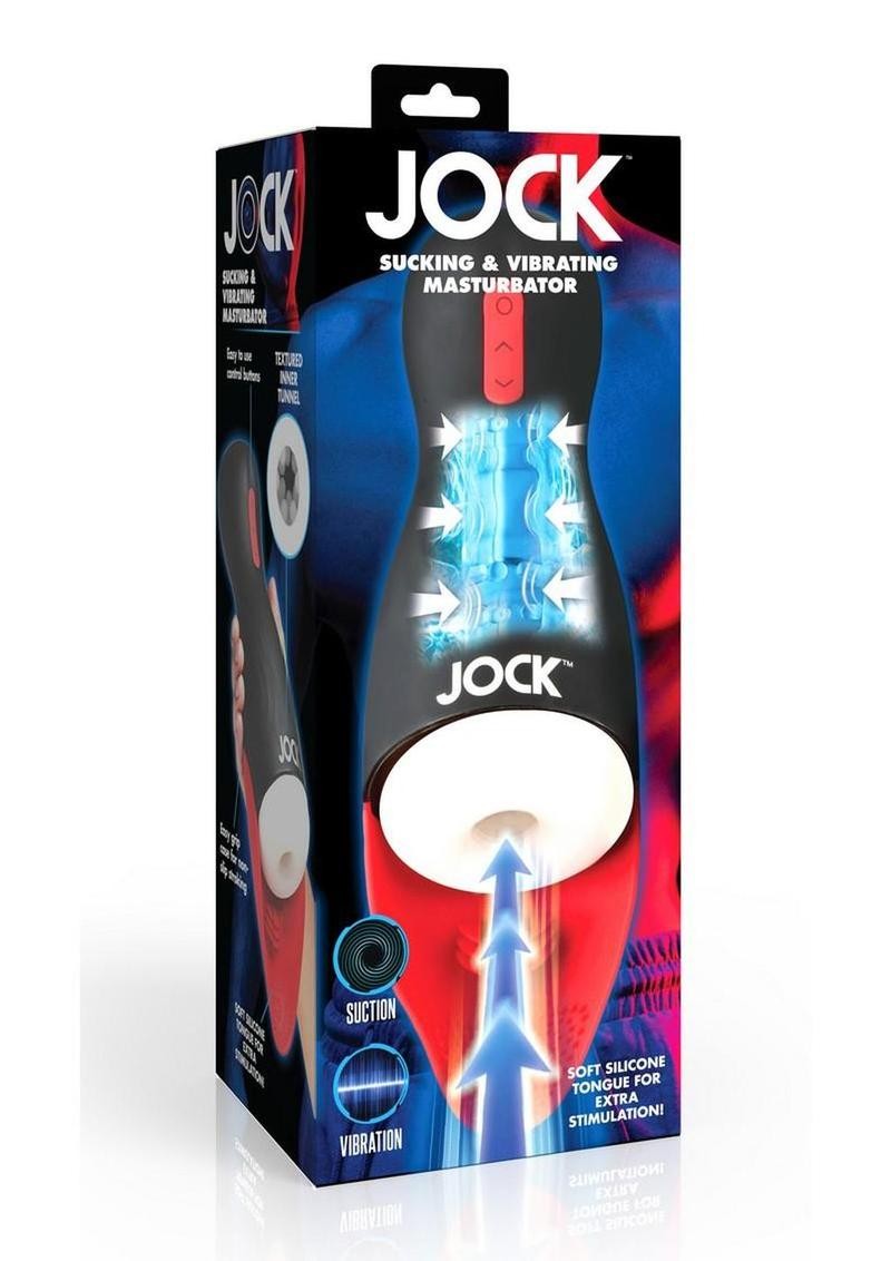 JOCK Sucking and Vibrating Rechargeable Masturbator -General Orifice
