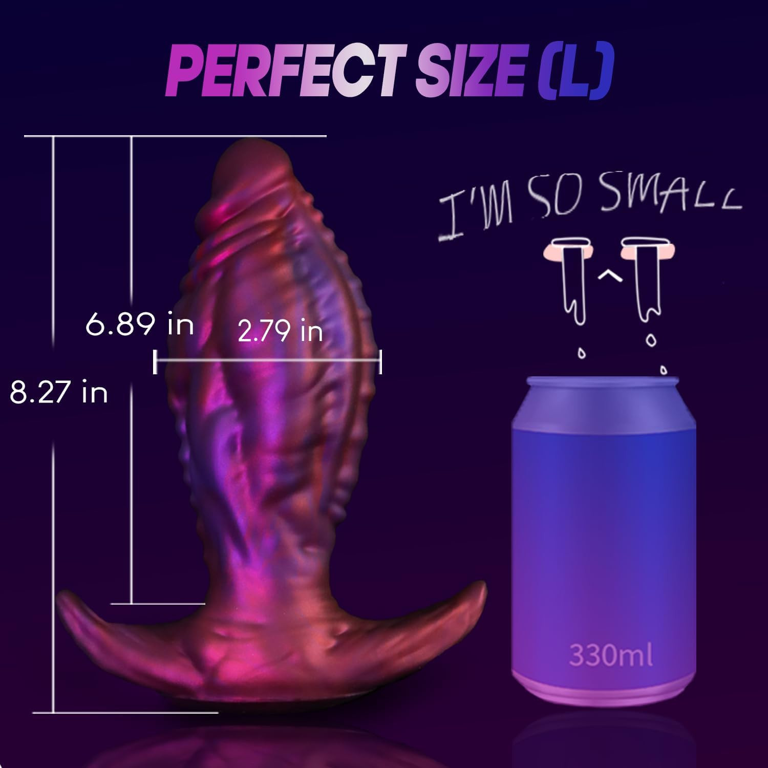 8.2” Large Butt Plug Huge Anal Plug Anal Dildo,Giant Plugs Wearable Buttplug…
