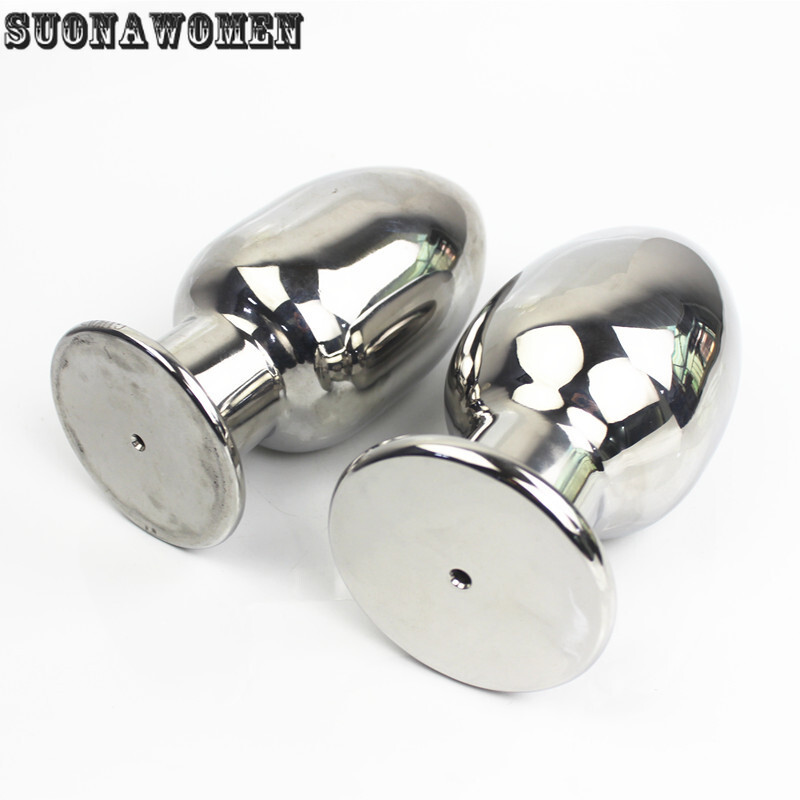15 Sizes Stainless Steel Dildo Butt Balll Plug Solid Metal Dilator Anal Sex Toy
