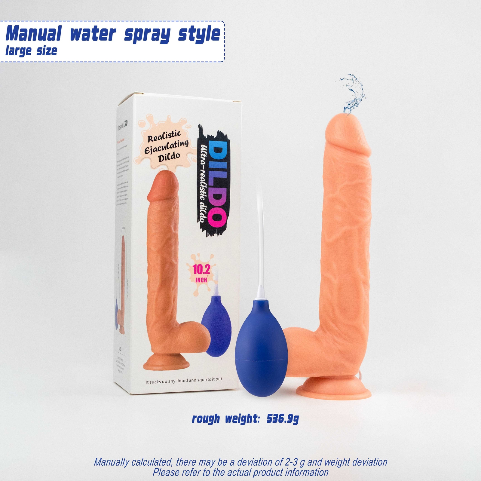 Squirting Dildo Ejaculating Realistic Real Feeling Suction Cup Women Men Toys US