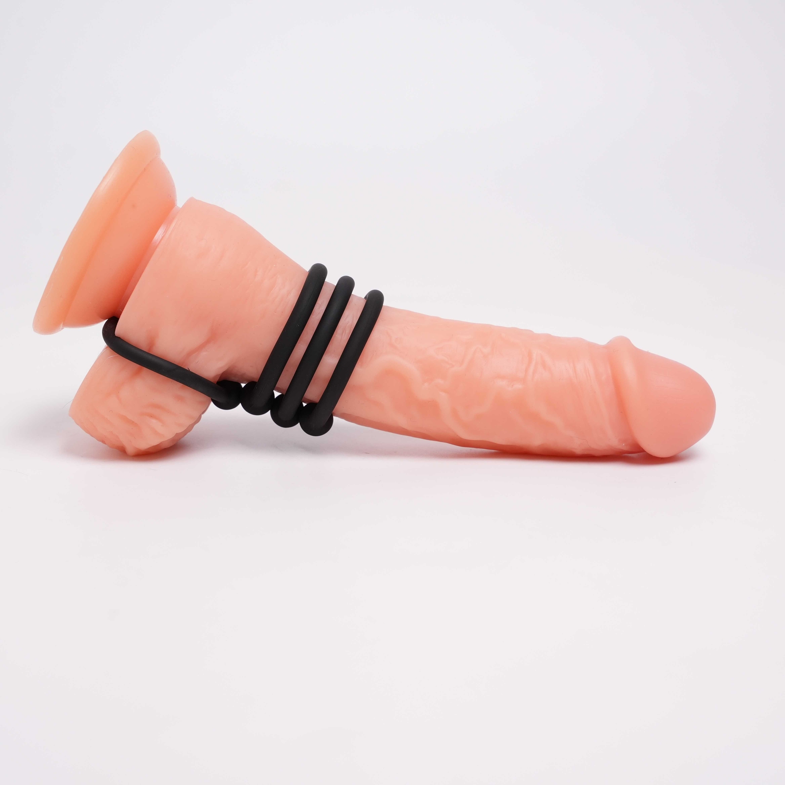4Pcs Stretchy Cock Rings Enlarger Tight Firm Stay Hard Penis Erection Sex Toy