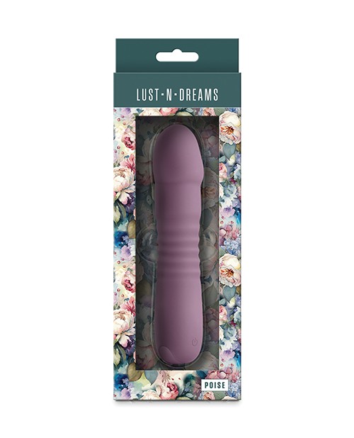 NS Novelties Poise Thrusting Vibrator – Magenta