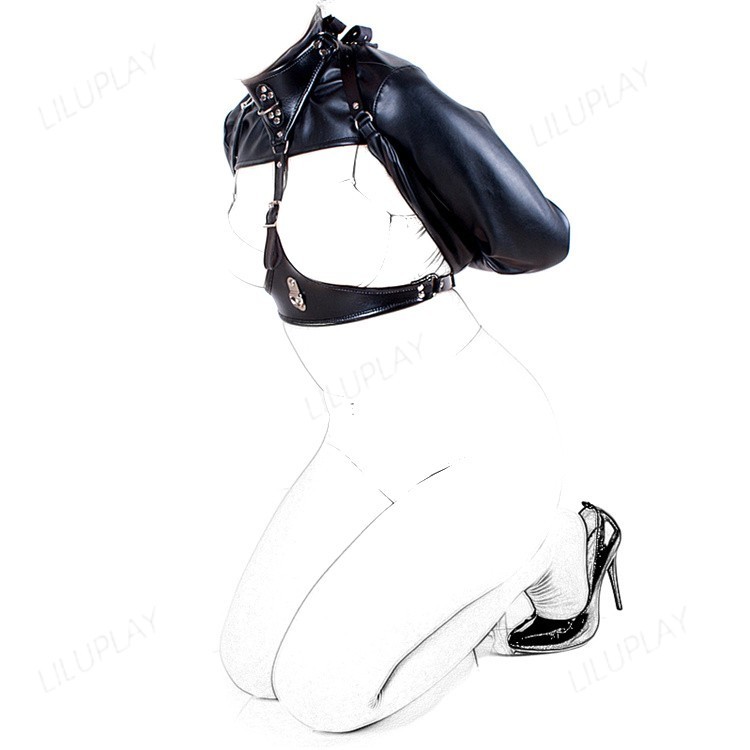 Pu Leather Women Full Body Harness Bodysuit Garter Belt Bondage BDSM Female