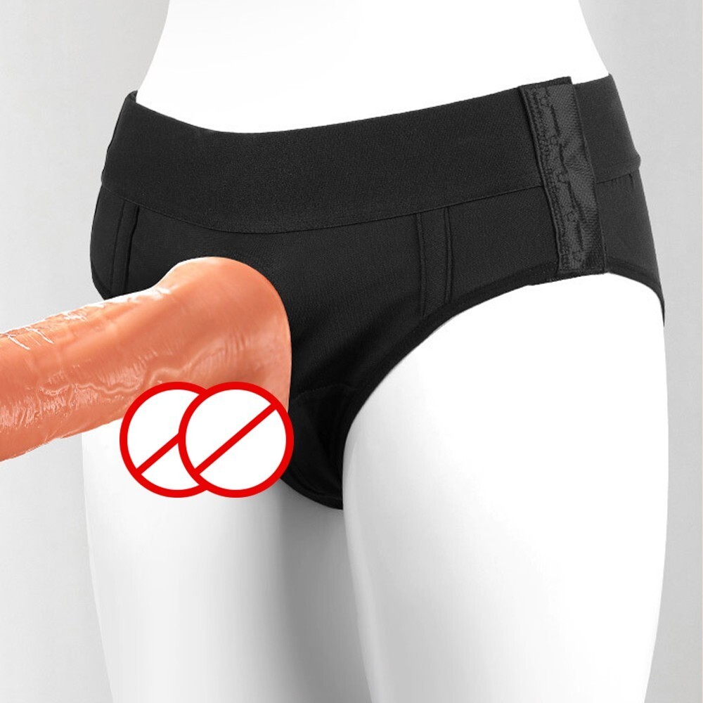 1/2X Sex Toy Strap On Dildo Harness Adjustable Briefs O-Ring Pants Women Lesbian